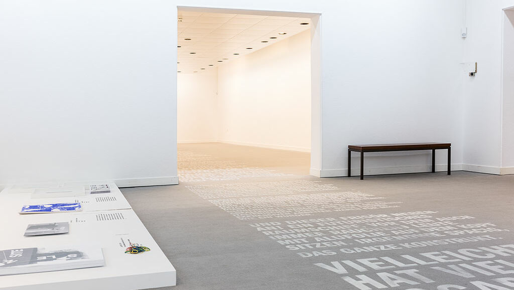 SALE ON-SITE, Ausstellungsansicht (Foto: Lukas Hämmerle)