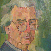 2076 Selbstportrait mit Brille