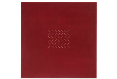 Franz Gassner: EINSCHNITTE, 2007, Öl auf Leinwand, 90 x 90 cm  Franz Gassner: EINSCHNITTE, 2007, Öl auf Leinwand, 90 x 90 cm