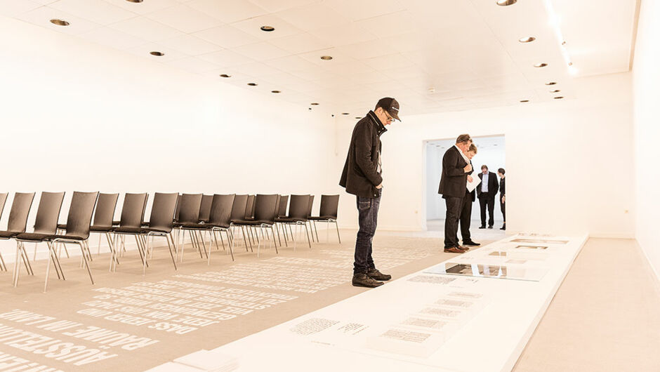 SALE ON-SITE, Ausstellungsansicht (Foto: Lukas Hämmerle) SALE ON-SITE, Ausstellungsansicht (Foto: Lukas Hämmerle)