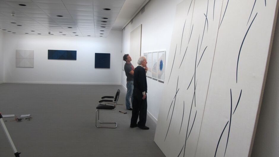 Aufbau Ausstellung Franz Gassner Aufbau Ausstellung Franz Gassner