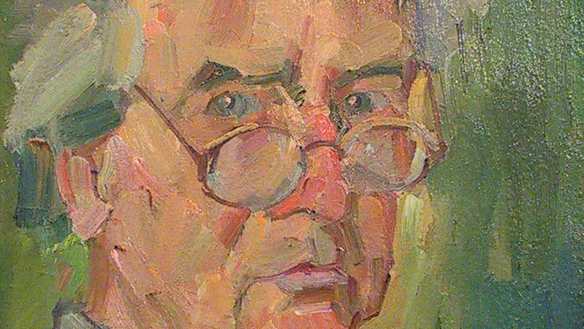 2076 Selbstportrait mit Brille